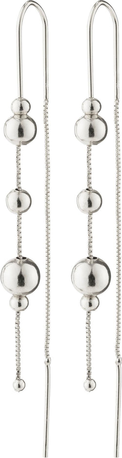 Chain Earrings Silver Plated