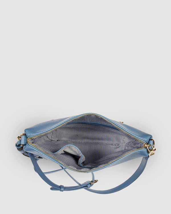 Daisy Crossbody Bag - Steel Blue