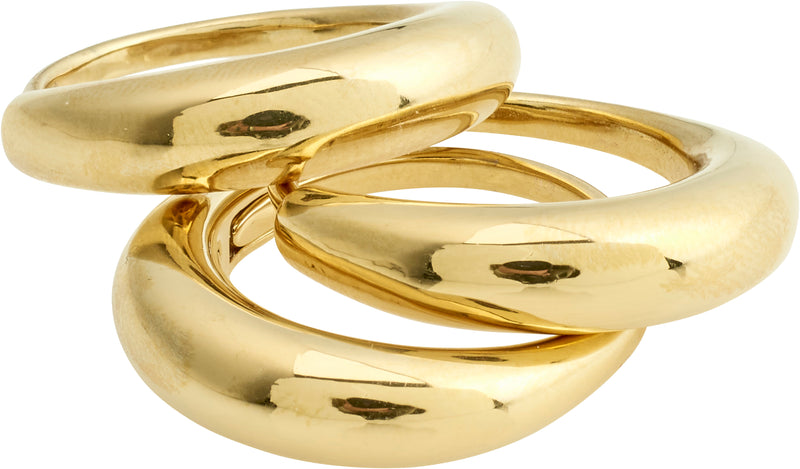 Ring set 3 in 1 Gold Plated