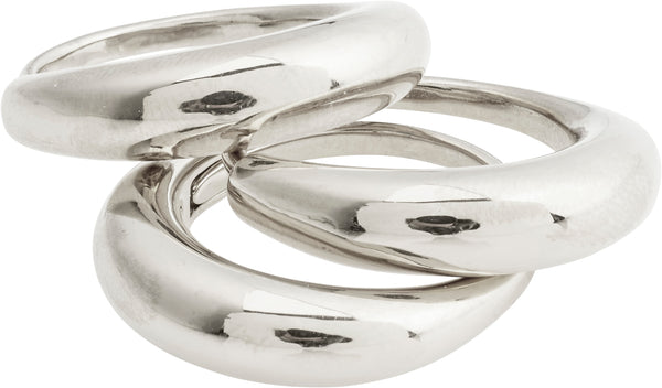 Ring set 3 in 1 Silver Plated