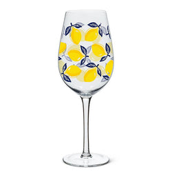 Sorrento Lemons Wine Glass