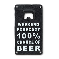 Weekend Forecast "Wall Bottle Opener"