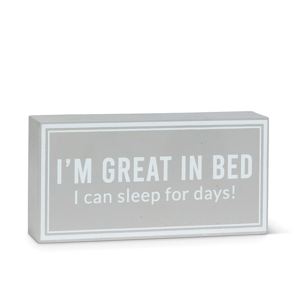 Sleep for Days Block