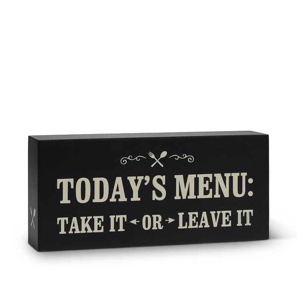Rectangle "Todays Menu" Block
