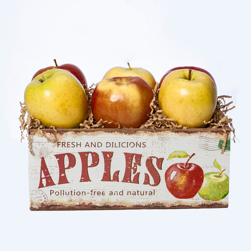 Healthy & Vintage Apple Basket (Medium)