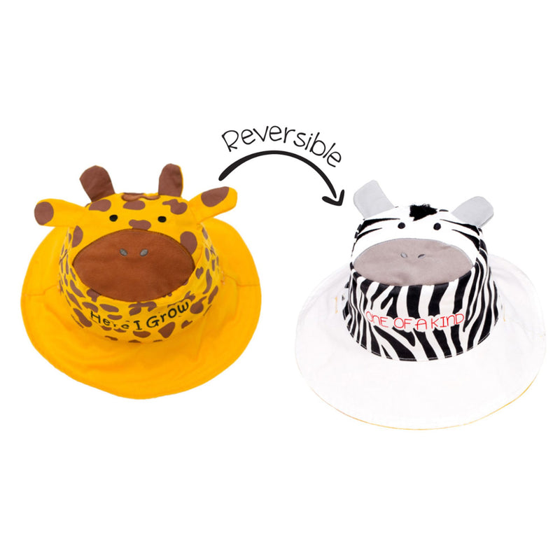 Sun Hat - Giraffe/Zebra